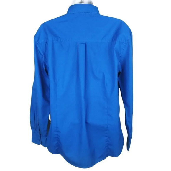 Genumark Apparel Dress Shirt Uniform Style Blue L - Picture 5 of 8